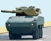 Leopard 1 SG Amphibious 8 wheels Tank Destroyer 105mm Gun Variant