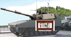 SG Light Tank 120mm Gun mounted on Local IFV chassis - Technology Breakthrough on turret mounting onto internal cube steel structure holder welded to base plate of the chassis 